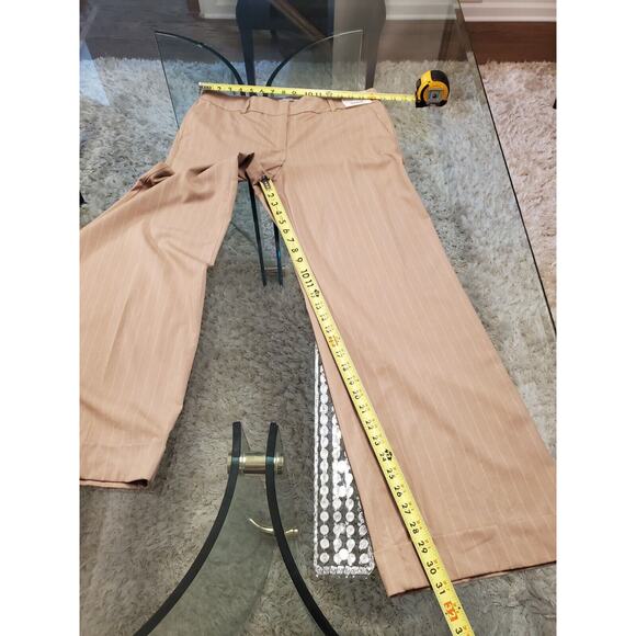 New York & Co. Women's Beige Polyester High Rise Straight Fit Dress Pant Size 10 - Picture 13 of 13